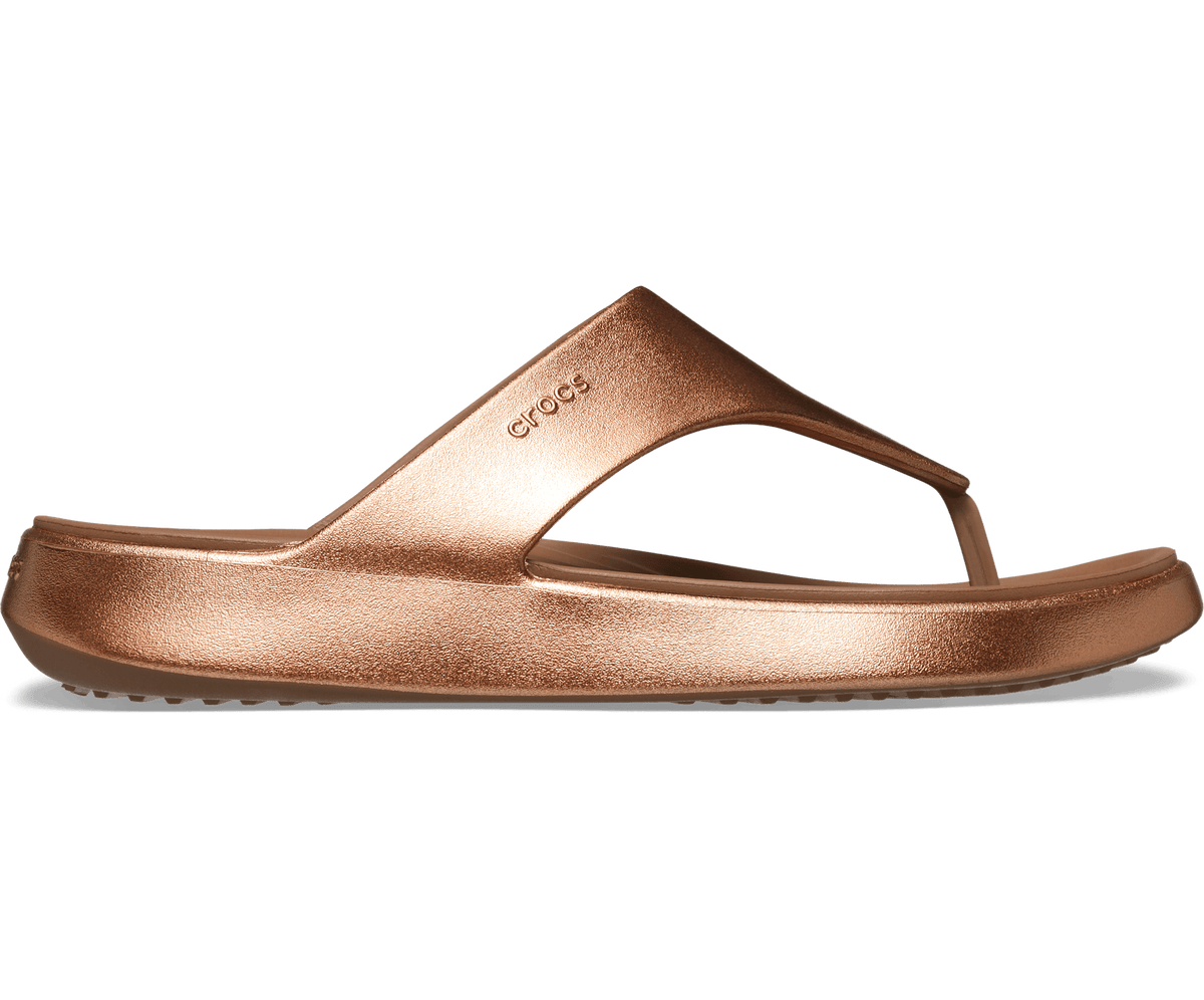 Crocs Getaway Triangle Flip Metallic – Women's