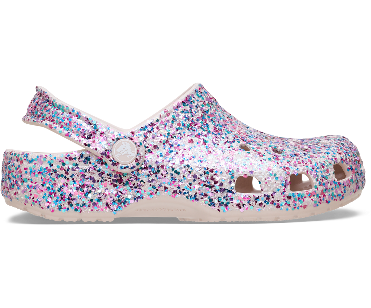 Crocs Classic Dazzle Glitter Clog – Kids'