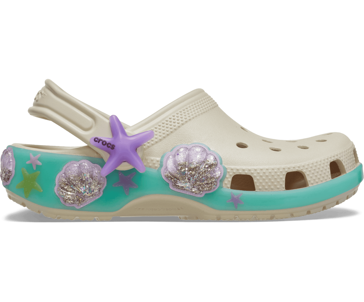Crocs Classic Sea Sparkle Shaker Clog – Kids'