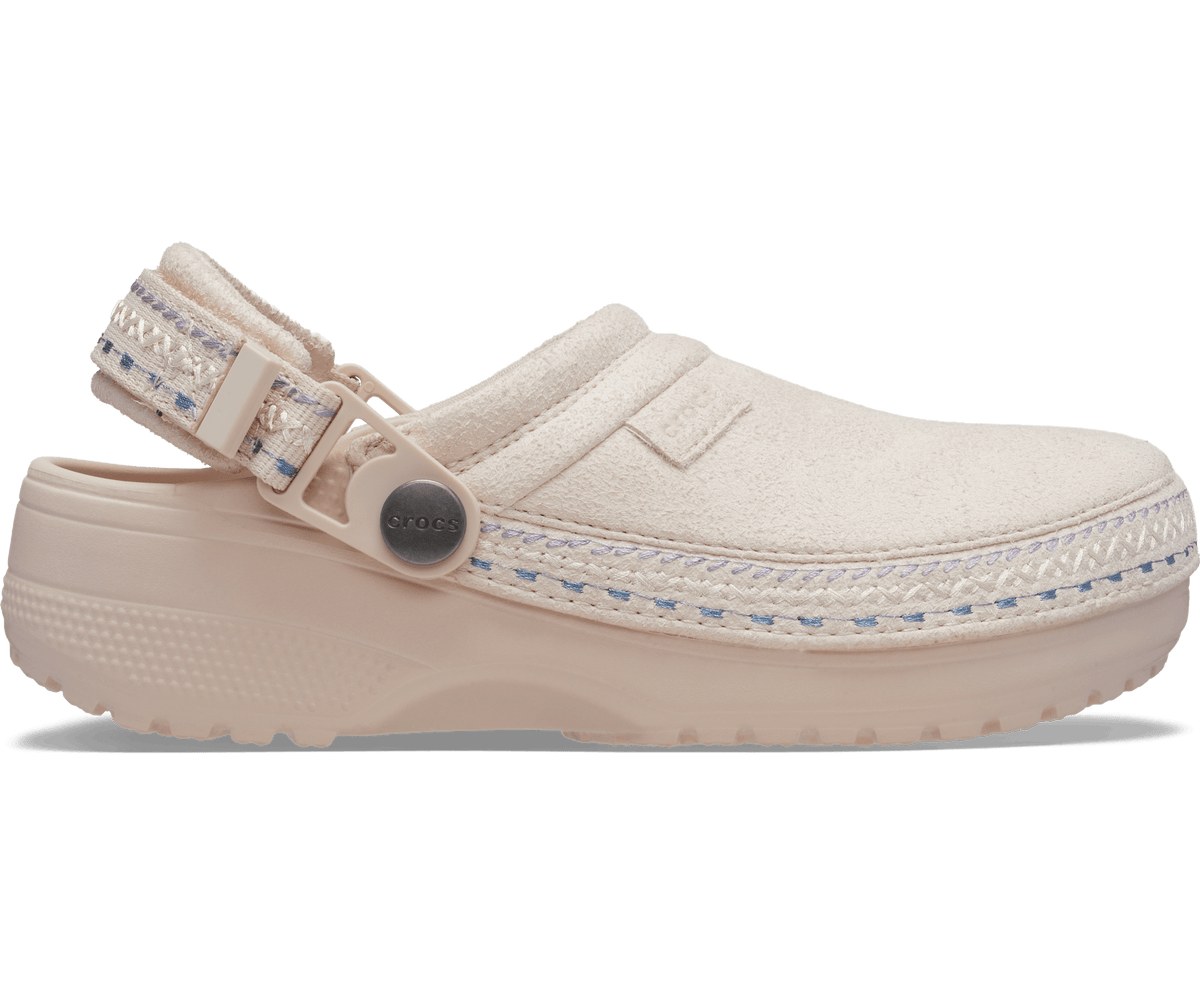 Crocs Crafted Vegan Suede Stitch Clog – Kids'