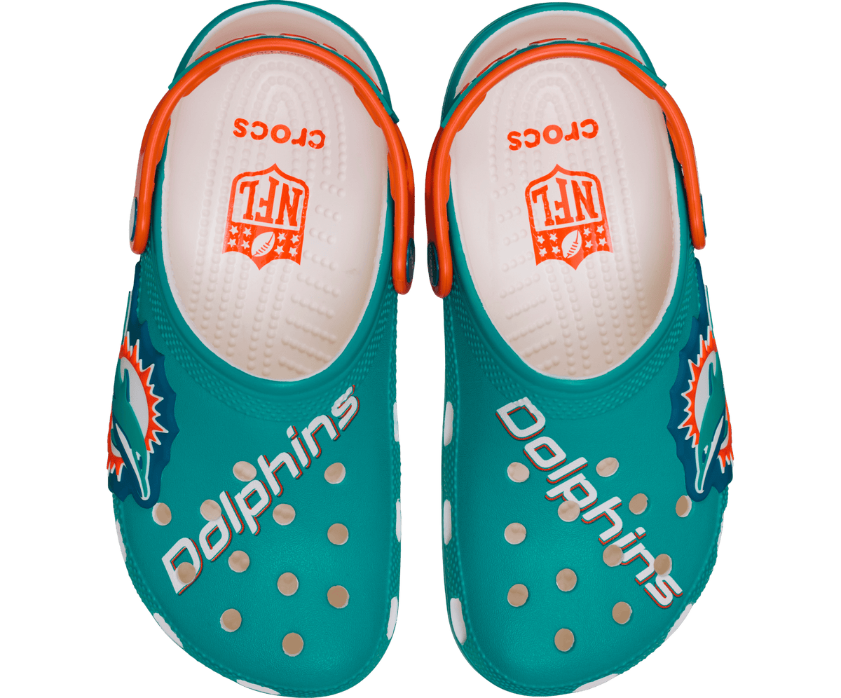 Crocs NFL Miami Dolphins Graphic Classic Clog – Kids'