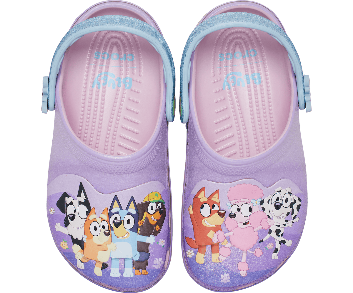 Crocs Bluey Friends Forever Classic Clog – Toddlers'