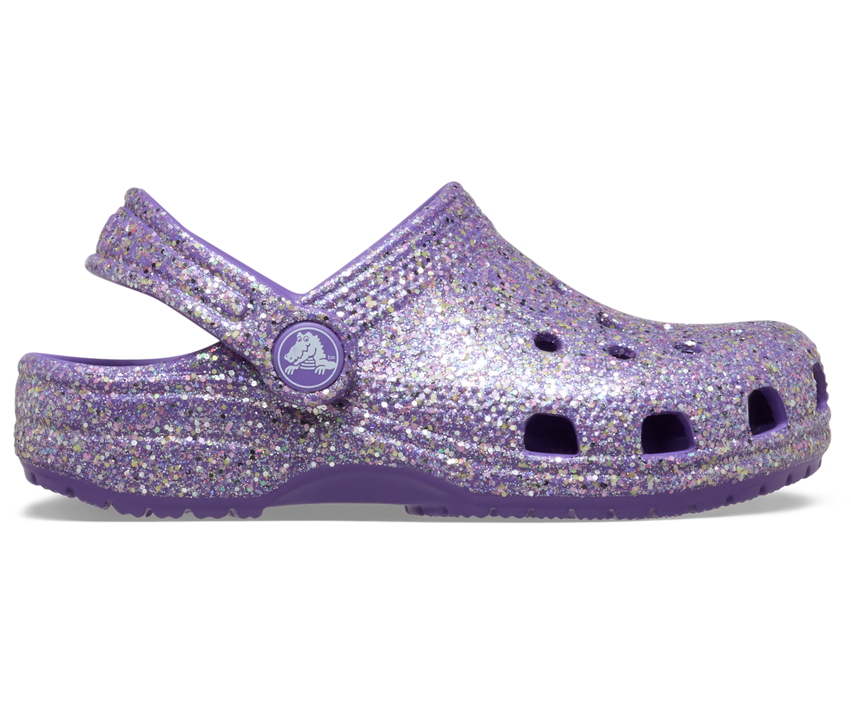 Crocs Classic Fantasy Glitter Clog – Toddlers'