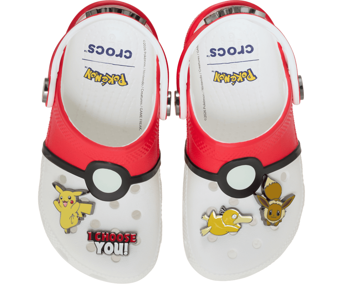 Crocs Pokémon Poké Ball Classic Clog – Toddlers'