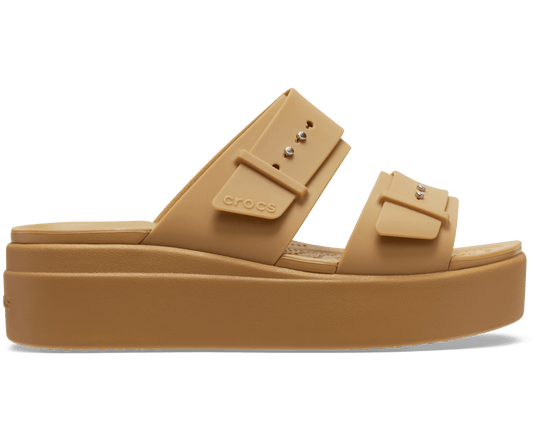 Crocs Brooklyn Buckle Low Wedge Sandal – Women's