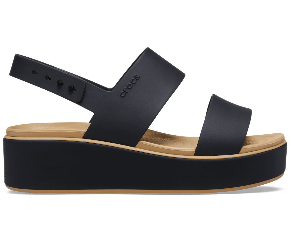 Crocs Brooklyn Low Wedge Matte Wrap Sandal – Women's