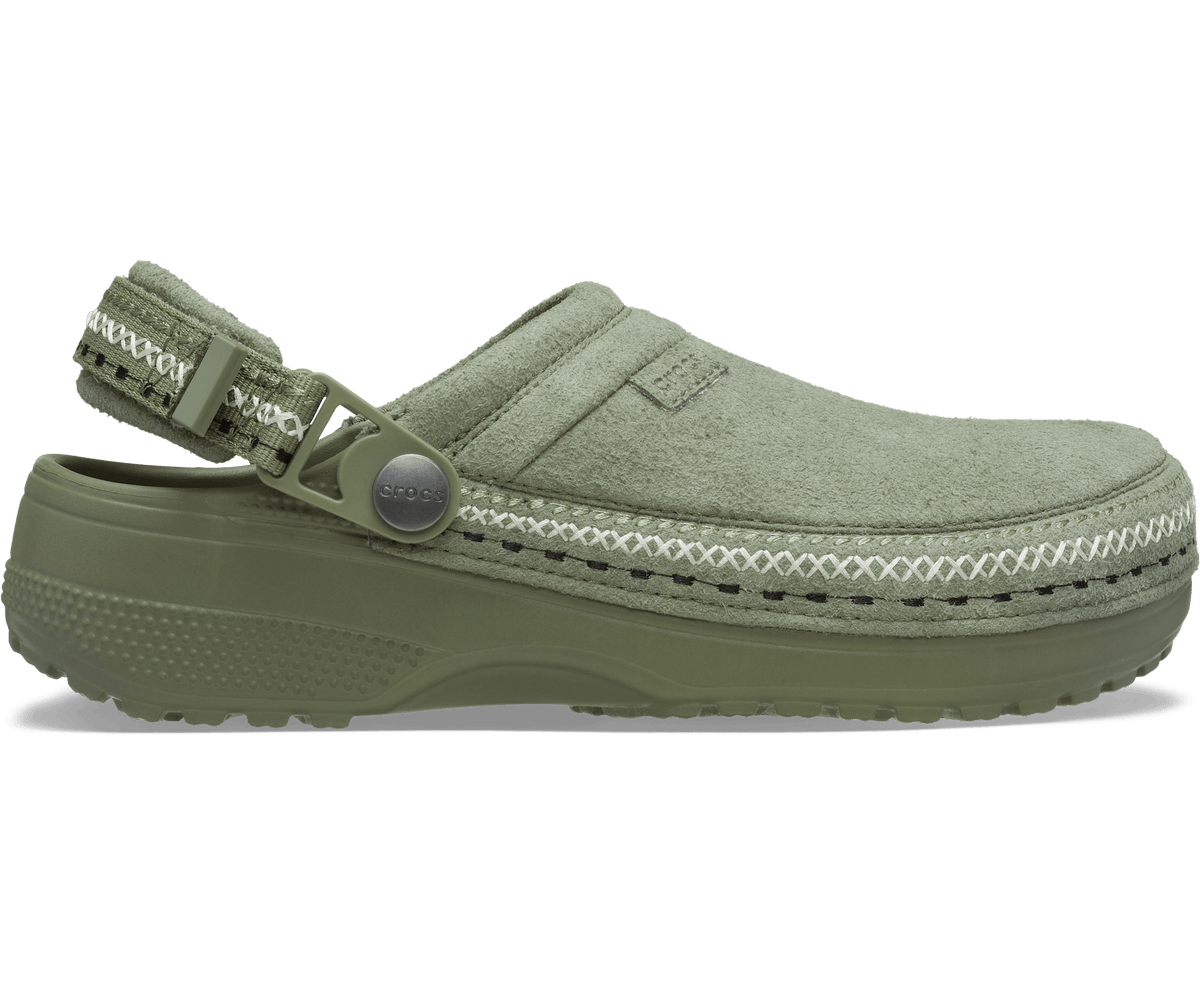 Crocs Crafted Vegan Suede Stitch Clog – Men's