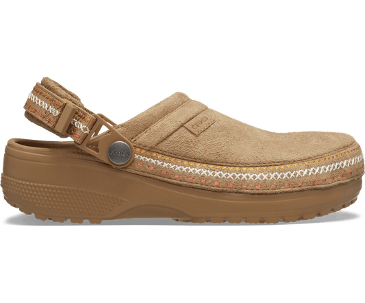 Crocs Crafted Vegan Suede Stitch Clog – Women's