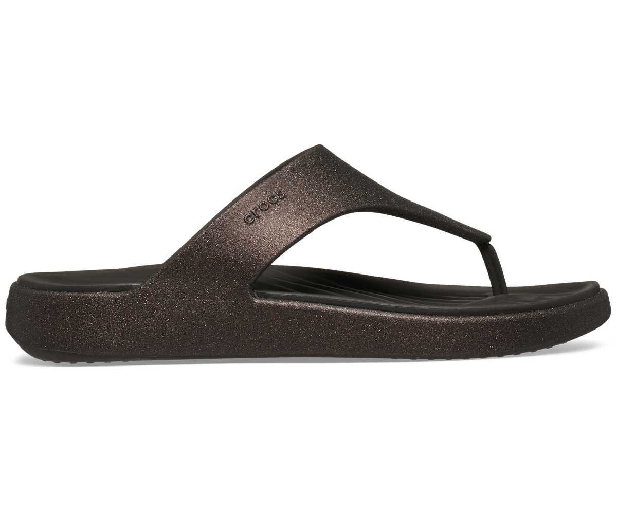 Crocs Getaway Triangle Glimmer Flip – Women's