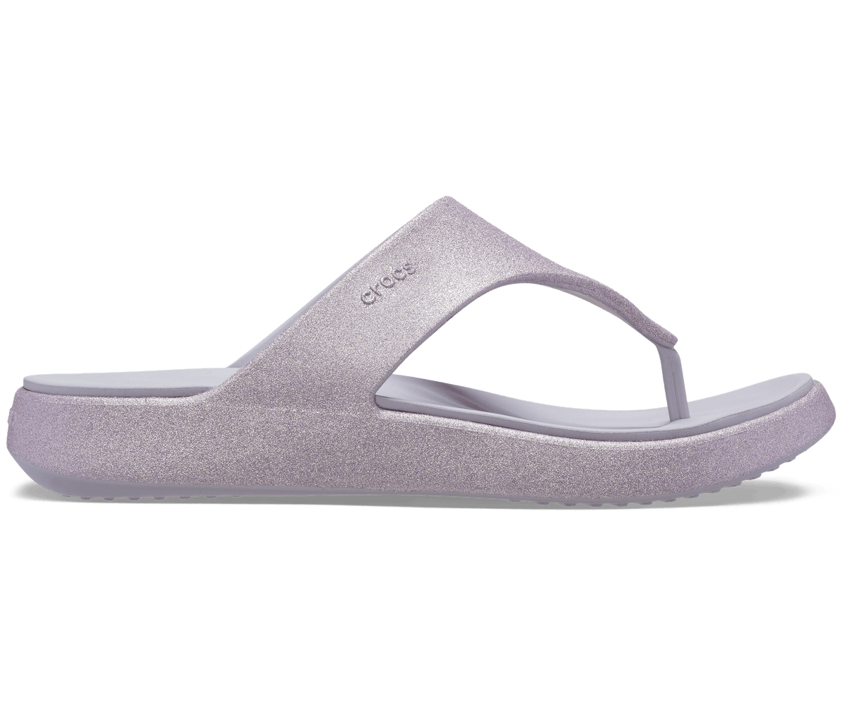 Crocs Getaway Triangle Glimmer Flip – Women's