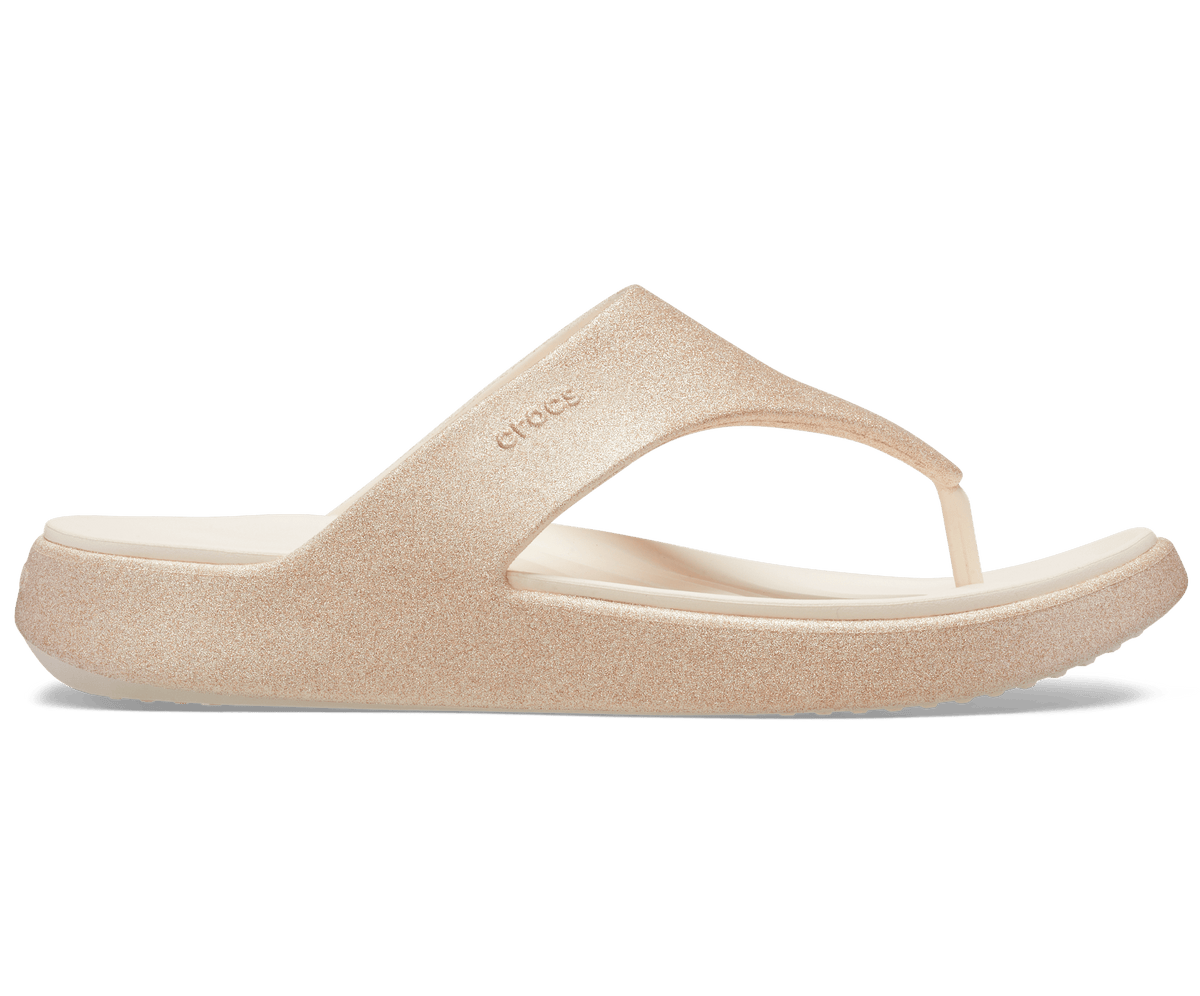 Crocs Getaway Triangle Glimmer Flip – Women's
