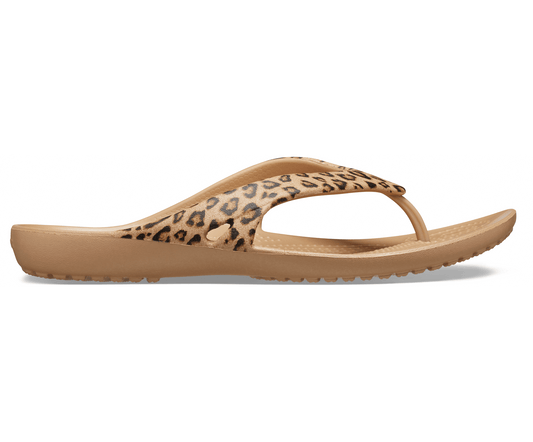 Crocs Kadee II Leopard Flip – Women's