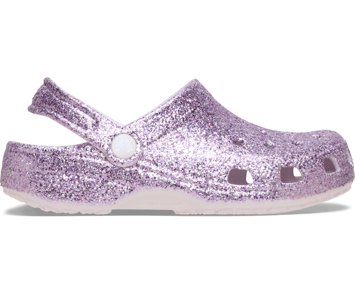 Crocs Classic Chunky Glitter Clog – Kids'
