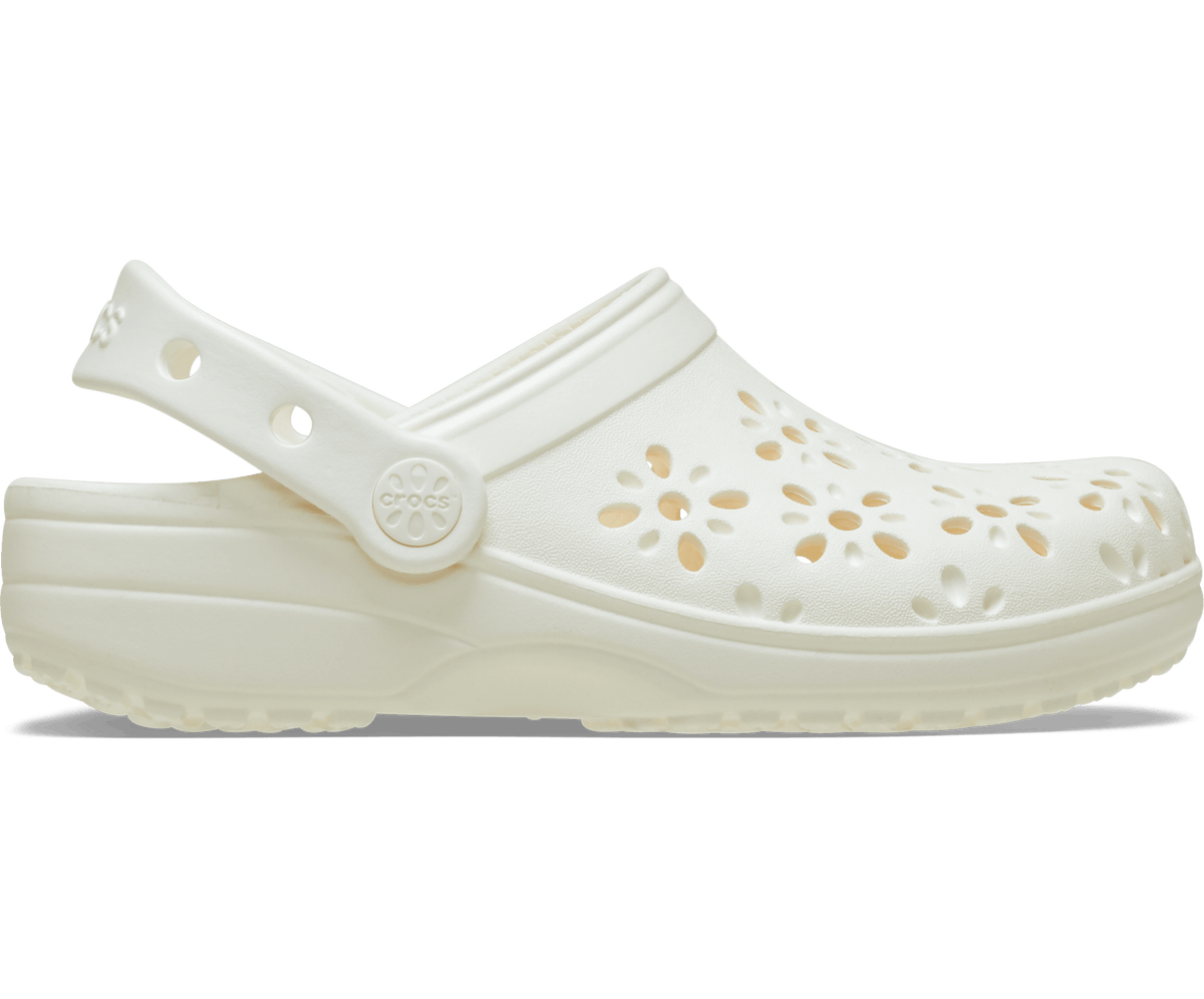 Crocs Classic Floral Cut-Out Clog – Kids'