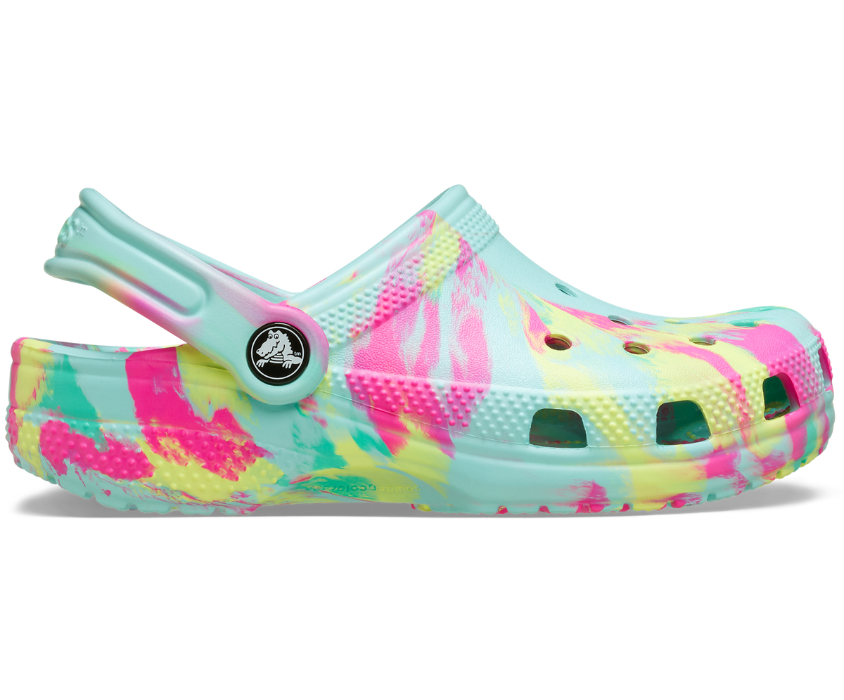 Crocs Classic Marbled Clog – Kids'