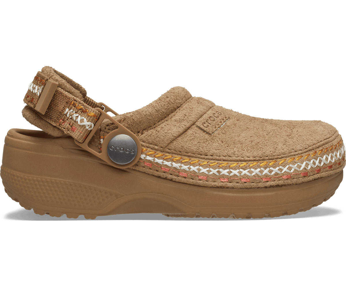Crocs Crafted Vegan Suede Stitch Clog – Kids'