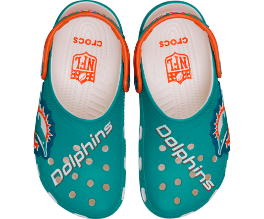 Crocs NFL Miami Dolphins Graphic Classic Clog – Kids'
