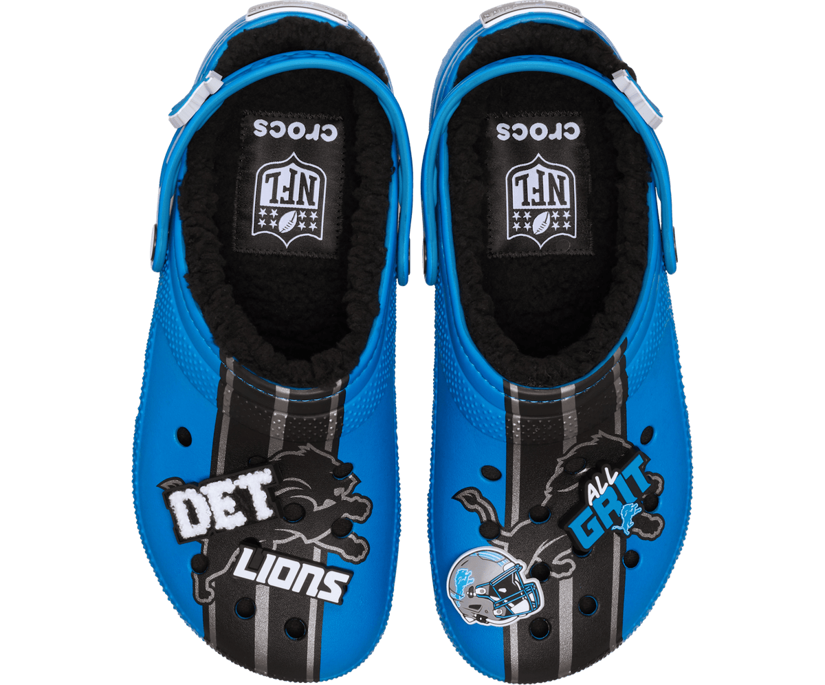 Crocs NFL Detroit Lions Classic Lined Clog – Women's