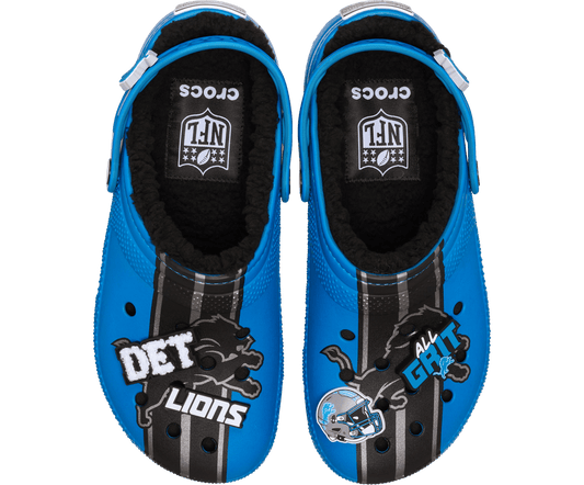 Crocs NFL Detroit Lions Classic Lined Clog – Women's