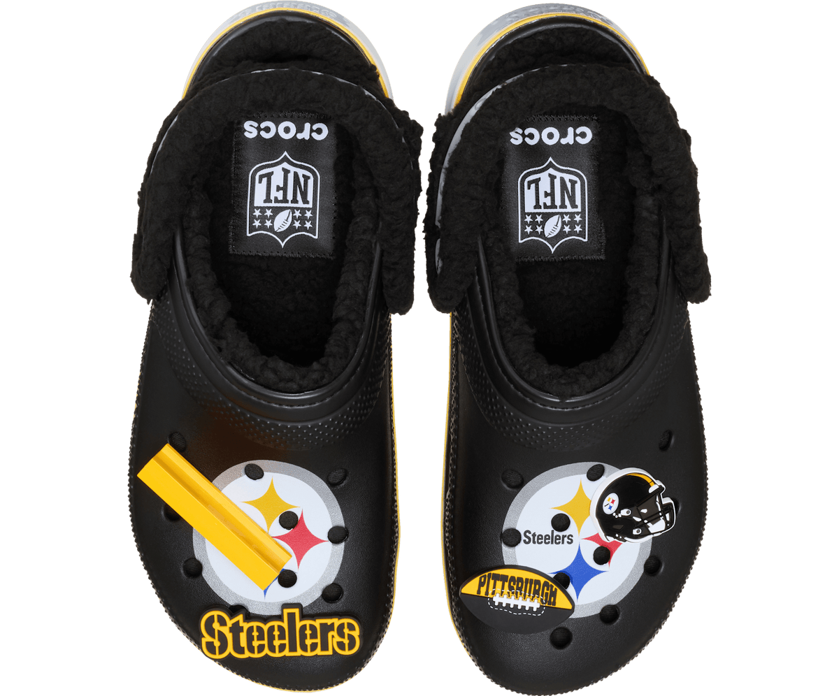 Crocs NFL Pittsburgh Steelers Classic Lined Clog – Women's