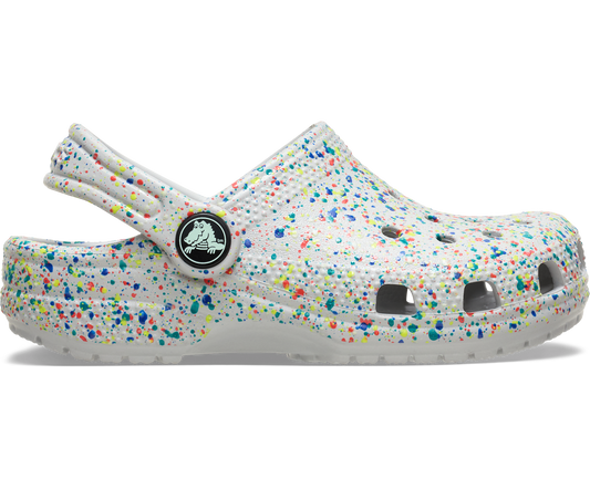 Crocs Classic Glow Paint Splatter Clog – Toddlers'