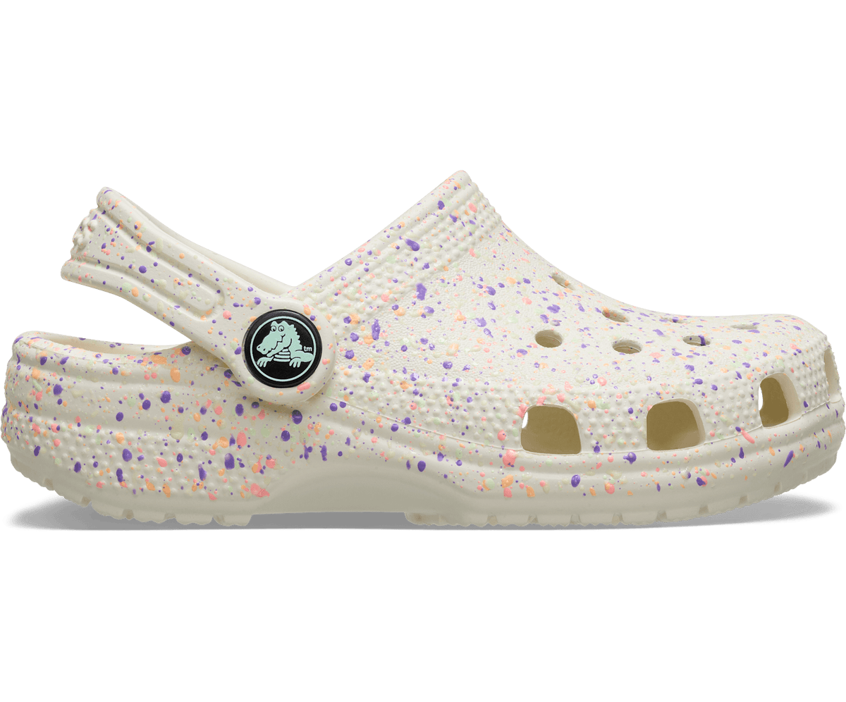 Crocs Classic Glow Paint Splatter Clog – Toddlers'