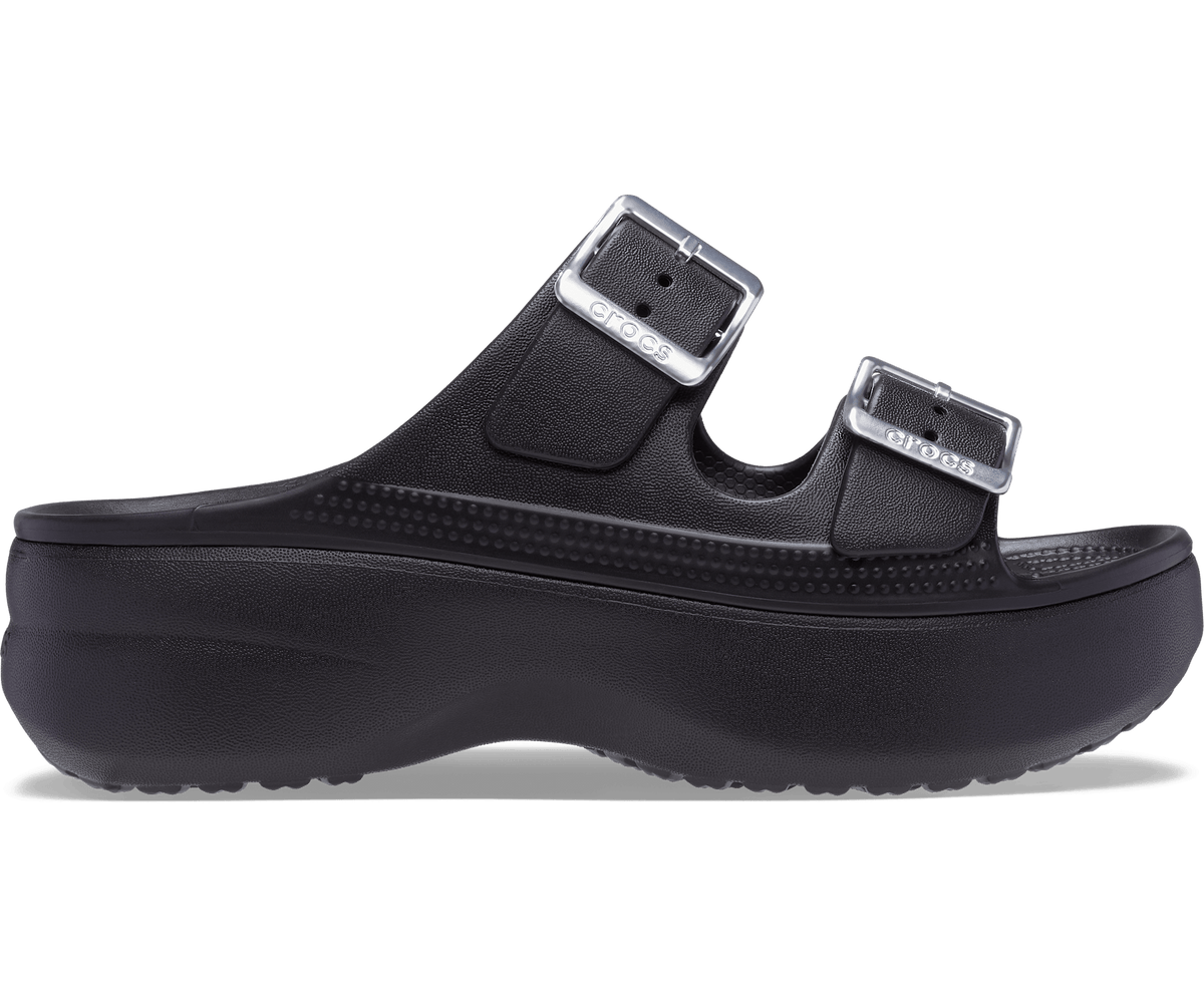 Crocs Saturday Platform Metallic Buckle Sandal – Women's