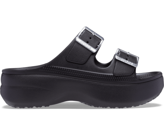 Crocs Saturday Platform Metallic Buckle Sandal – Women's