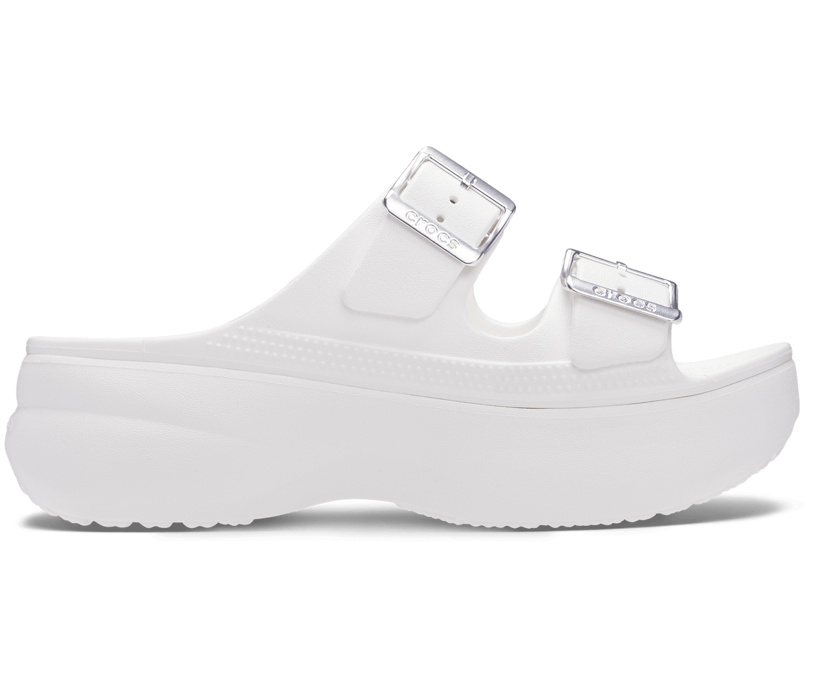 Crocs Saturday Platform Metallic Buckle Sandal – Women's